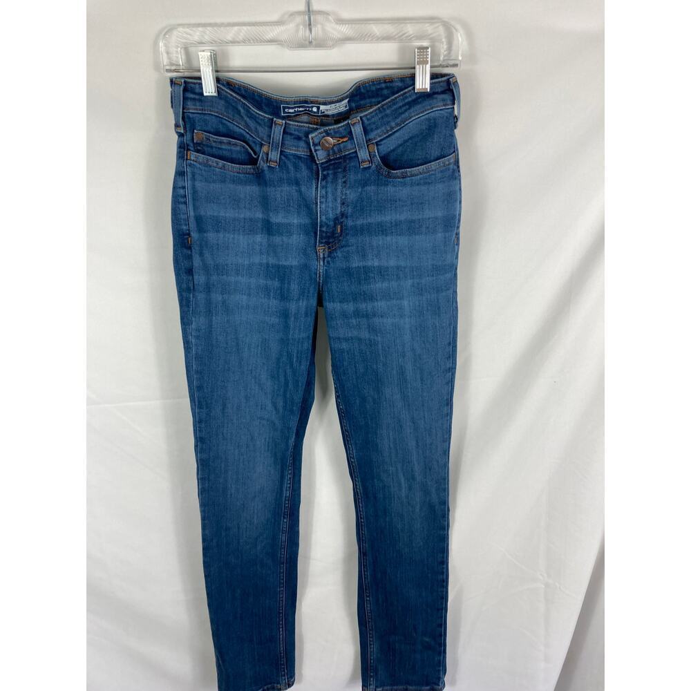 Carhartt Rugged Flex Slim-Fit Tapered Jeans Size 4 - Laurel - Picture 3 of 6